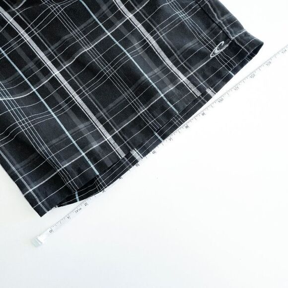 O'Neill Mens Chino Shorts Black Casual Summer Mid Length Flat Front Size 40 - Picture 8 of 9